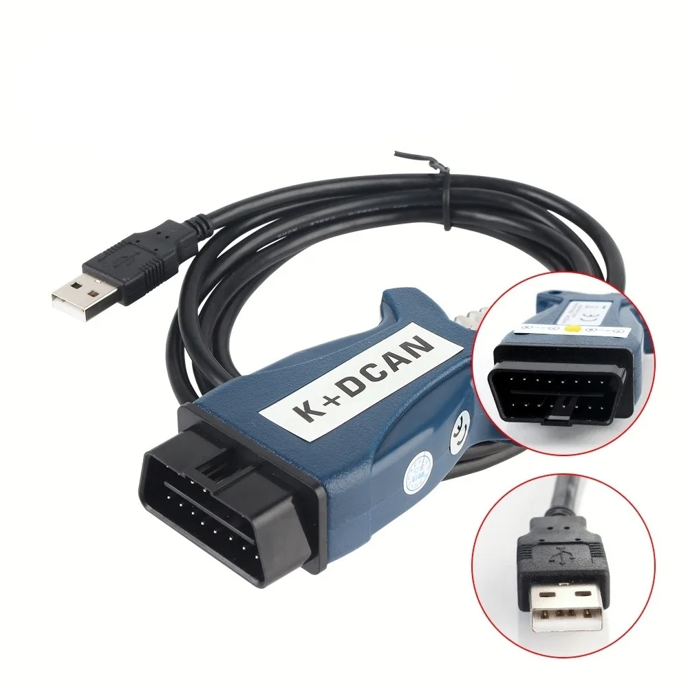 FTDI Chip for B-MW INPA K+CAN OBD2 Scanner Tool With Switch USB Interface Car Diagnostic Tool  Car Cable