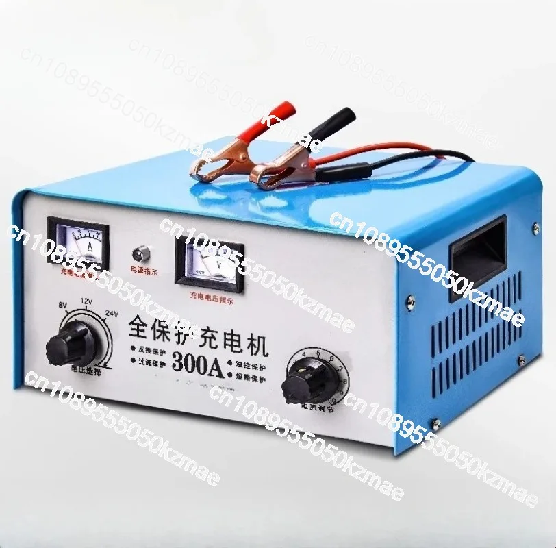 12V/24V Smart Battery Charger – Intelligent Pulse Repair with Pure Copper Transformer for Car Motorcycle