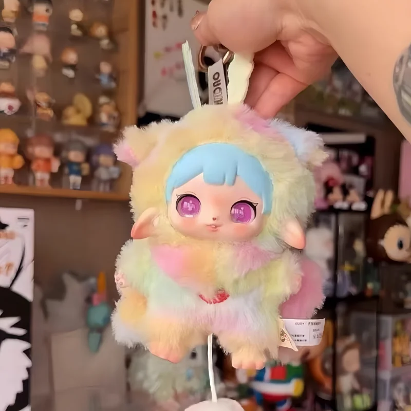 

Горячая подлинная рубиновая счастливая пушистая серия слепая коробка Kawaii Ruby виниловая кукла с лицом Mystery Box экшн-фигурка индивидуальная подвеска кукла Gif