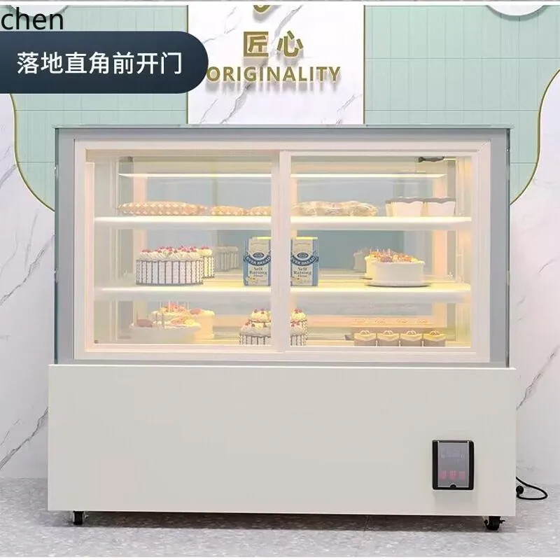 ZML refrigerated  cabinet Commercial air-cooled right-angle dessert West Point mousse crisper, open the door after the freezer