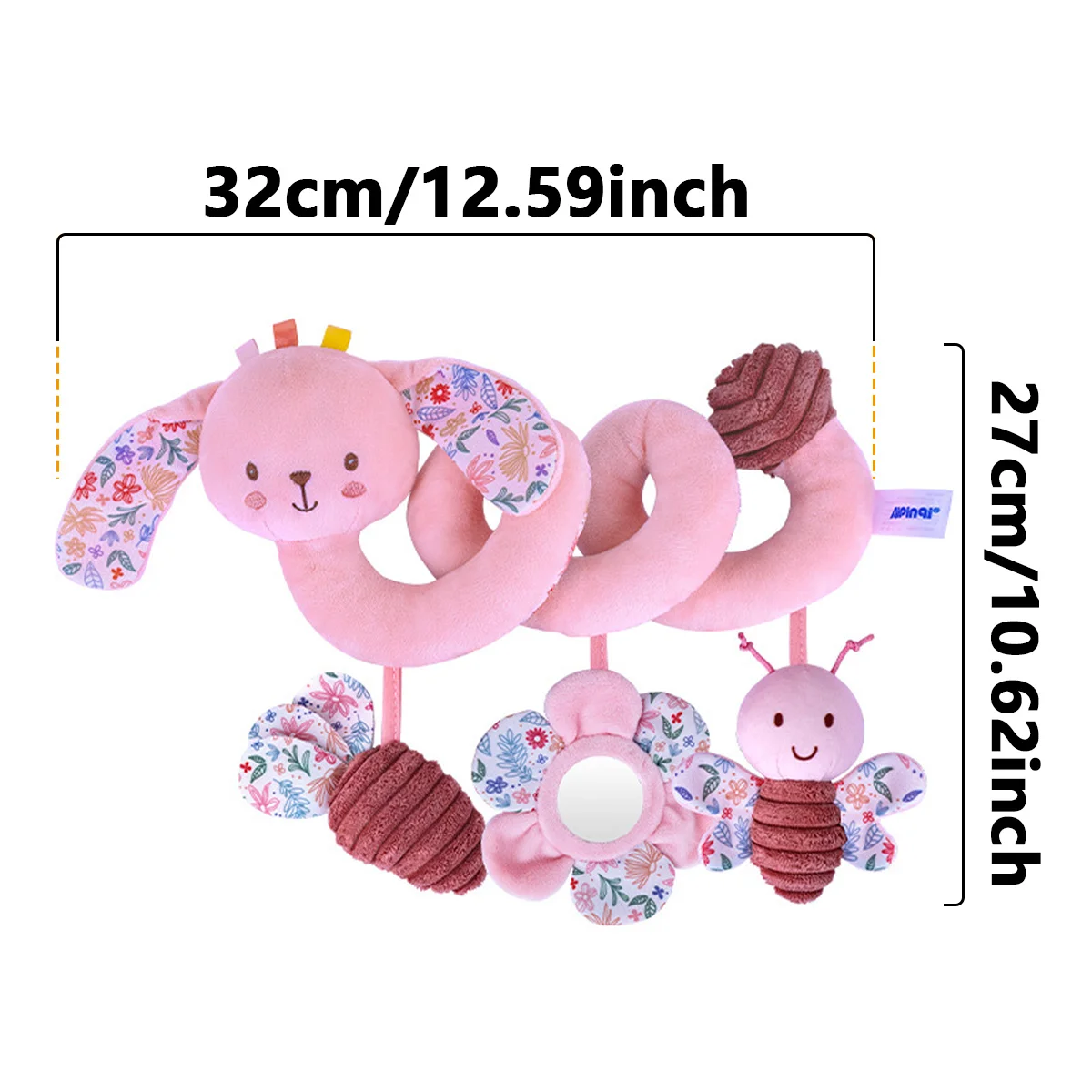 Autositz-Spielzeug, sensorisches Spielzeug für Kleinkinder, hängendes Kinderwagen-Zubehör, Neugeborenen-Spielzeug für Autositz, Kinderwagen, Kinderbett-Spielzeug