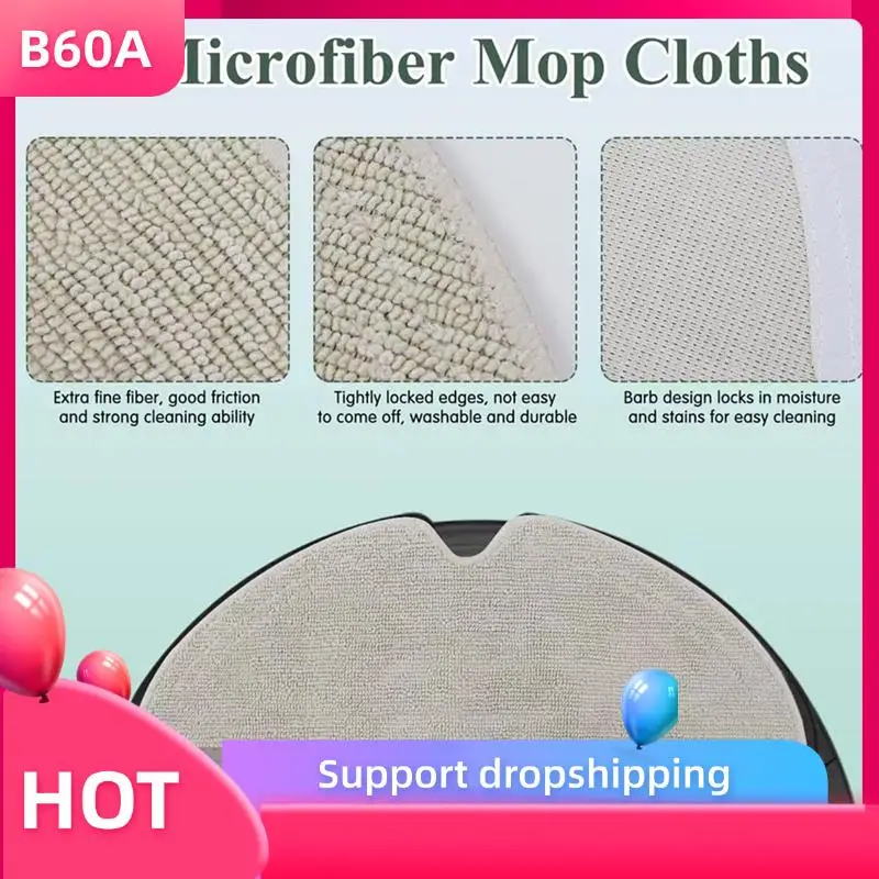

B60A For Roborock Q8 Max/Q8 Max Plus/Q8 Max+/Q5 Pro/Q5 Pro+ Robot Part Main Side Brush Hepa Filter Mop Pad Dust Bag
