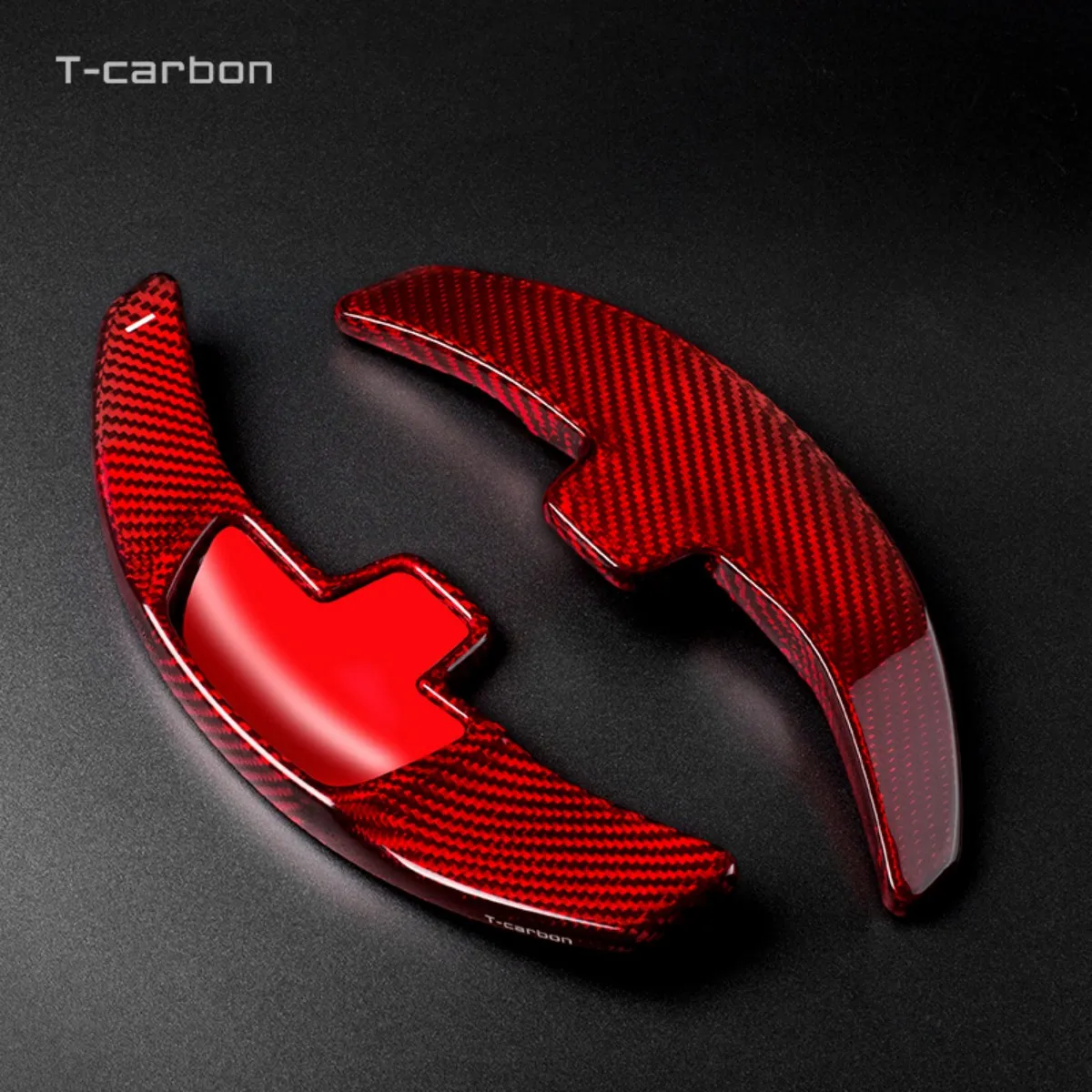 T-carbon Carbon Fiber Steering Wheel Extension Paddle Shift For Mercedes Benz AMG A45 C63 CLA45 GLE GLA CLS GLS W205 W213