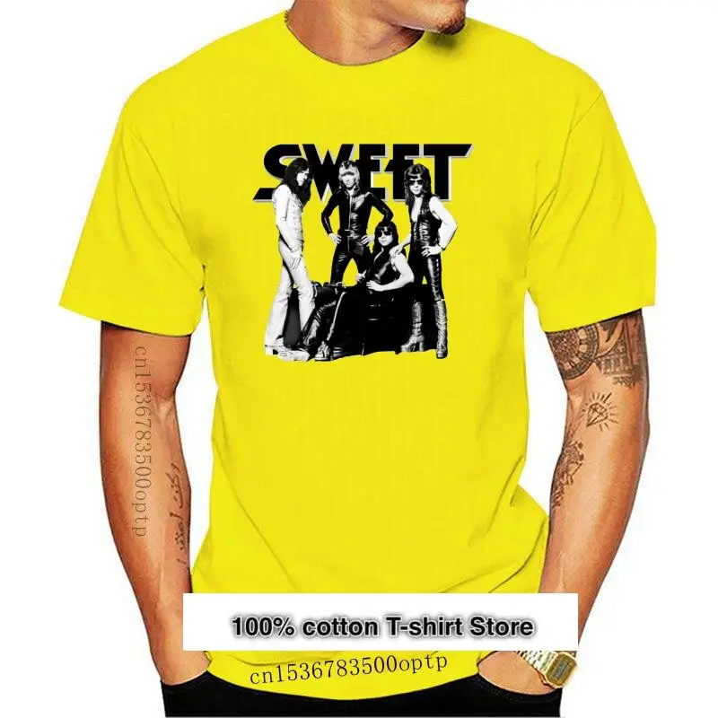 New The Sweet T shirt the sweet sweet band music 70s glam rock band shirt