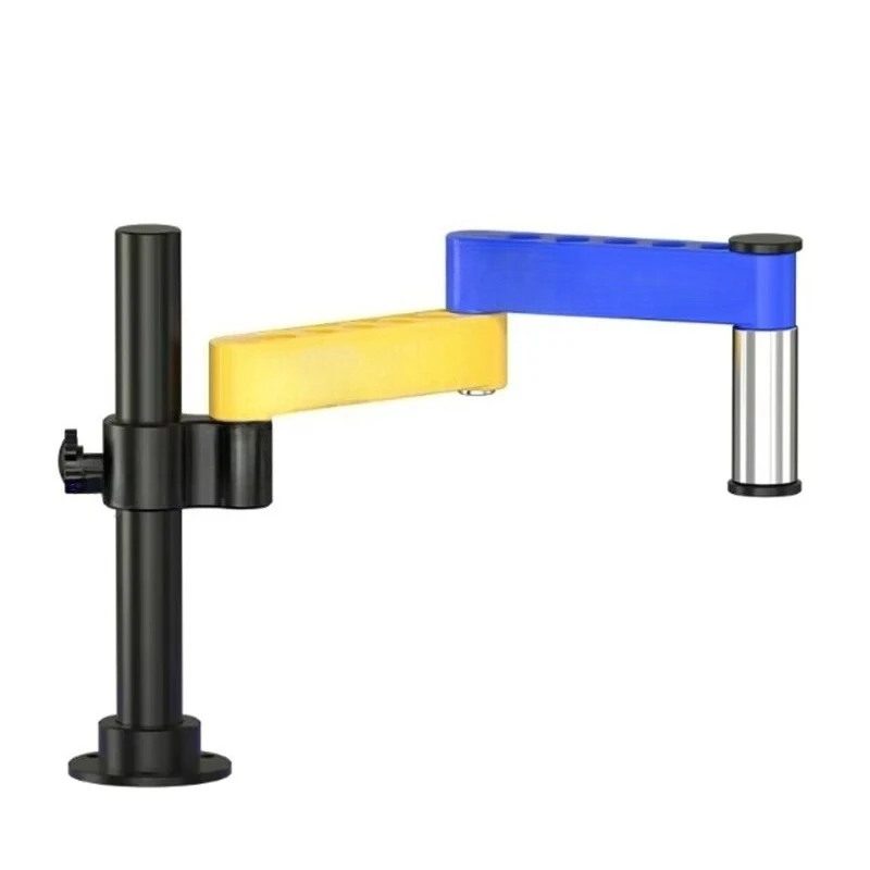 M2 M3 Microscope Swing Arm 360 Degree Movable Universal Metal Bracket Aluminum Alloy Foldable Column Metal Bracket