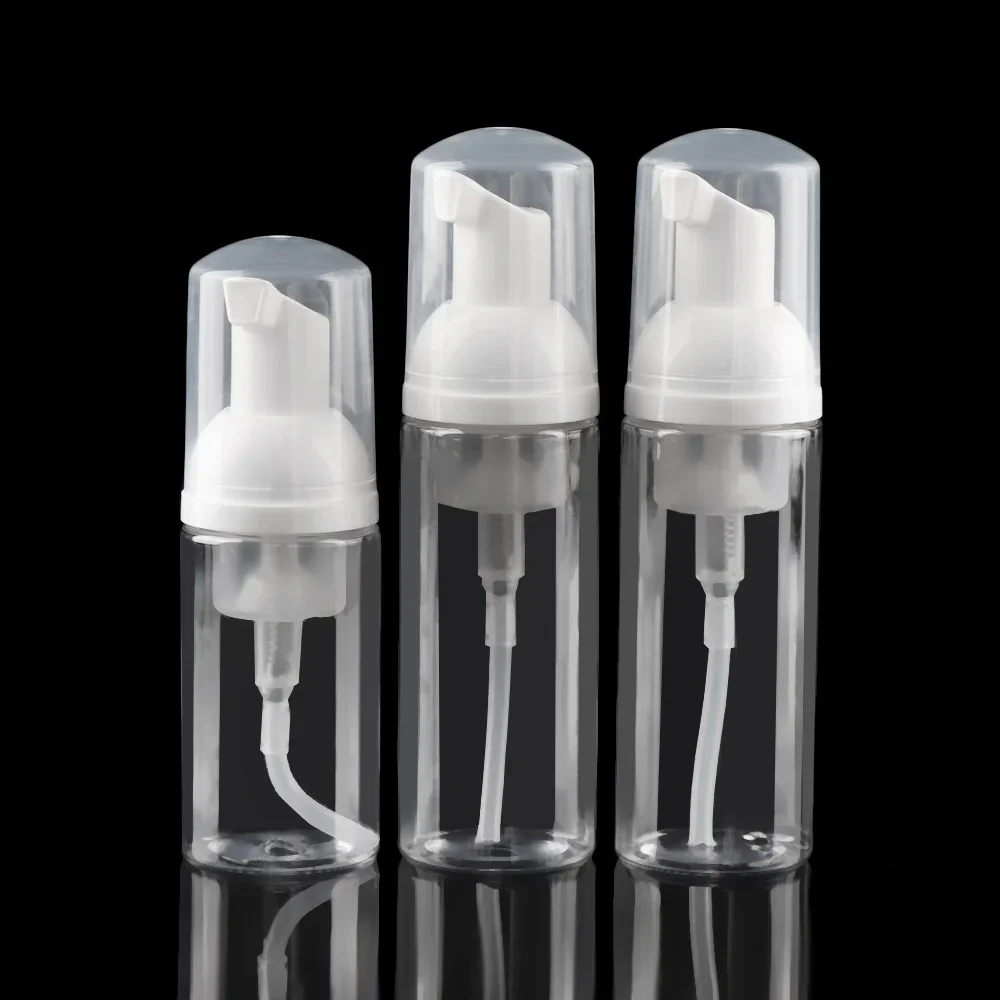 Flacone schiumogeno in plastica da 30 ml-80 ml con pompa per schiuma - Dispenser per sapone/shampoo/lozione, mousse gel doccia schiuma, flaconi cosmetici