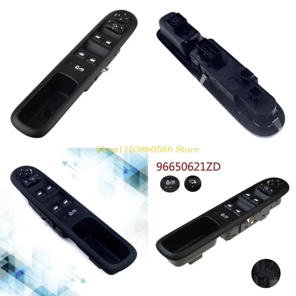 

242A Compatible For 3008 5008 96650621ZD Car Electric MastersControl Power Window Switch Push Button Glass Elevator Regulator