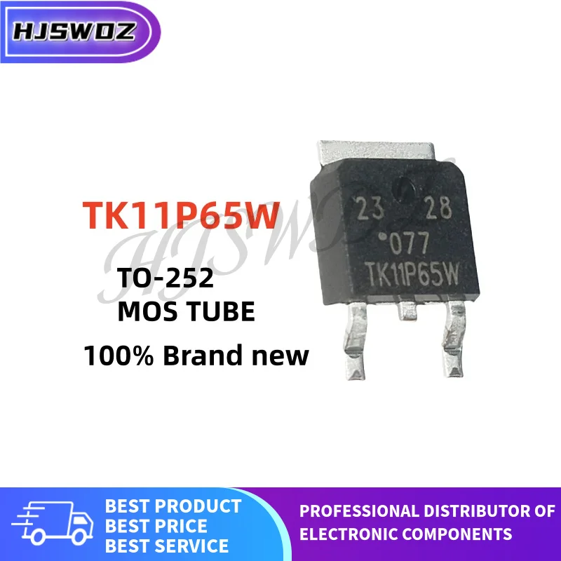 10~30Pcs Brand New TK11P65W TK11 P65W N-channel MOSFET field effect tube TO-252