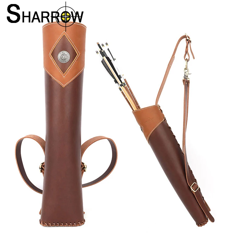 

Сагайдак для стрел для стрельбы из лука вмещает до 20 стрел, регулируемый ремень, сумка для хранения стрел для спорта на открытом воздухе, охоты, аксессуары для стрельбы