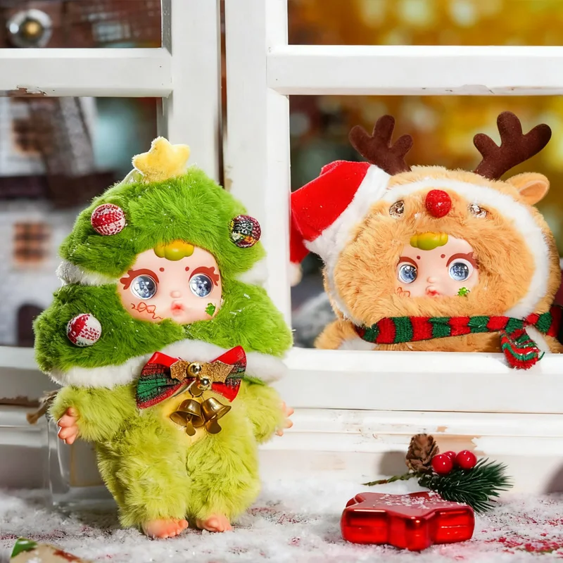 جديد مم الحليب كاند عيد الميلاد سلسلة سر صندوق أعمى Kawaii حقيبة سحر لطيف سطح المكتب زينة أفخم الفينيل الدمى هدية الكريسماس #4