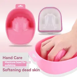 Nail Soak Hand Bowl Soften Dead Skin Nail Care Tools Clean Nails Hand Care with Nail Remover Nail Remover Nail Bowl