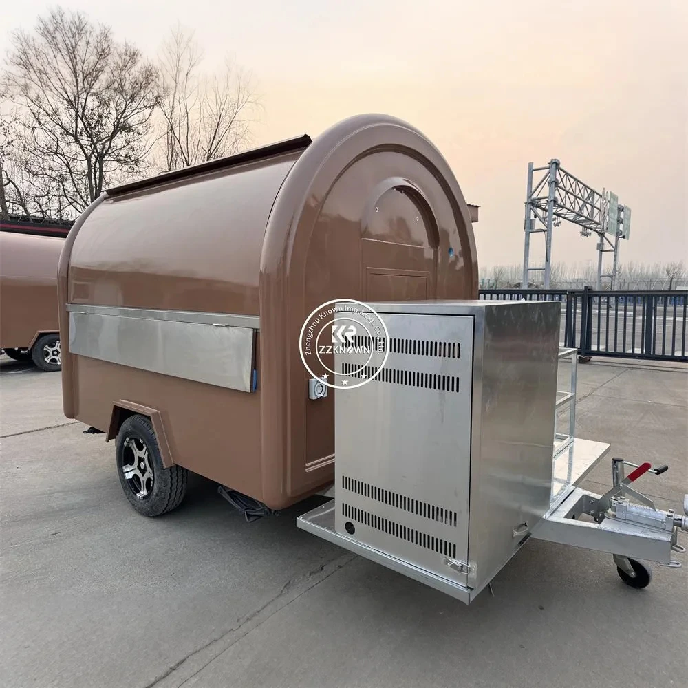 شارع المحمول الآيس كريم عربة امتياز هوت دوج القهوة كشك عربة بيع المواد الغذائية مقطورة امتياز شاحنة الغذاء للبيع