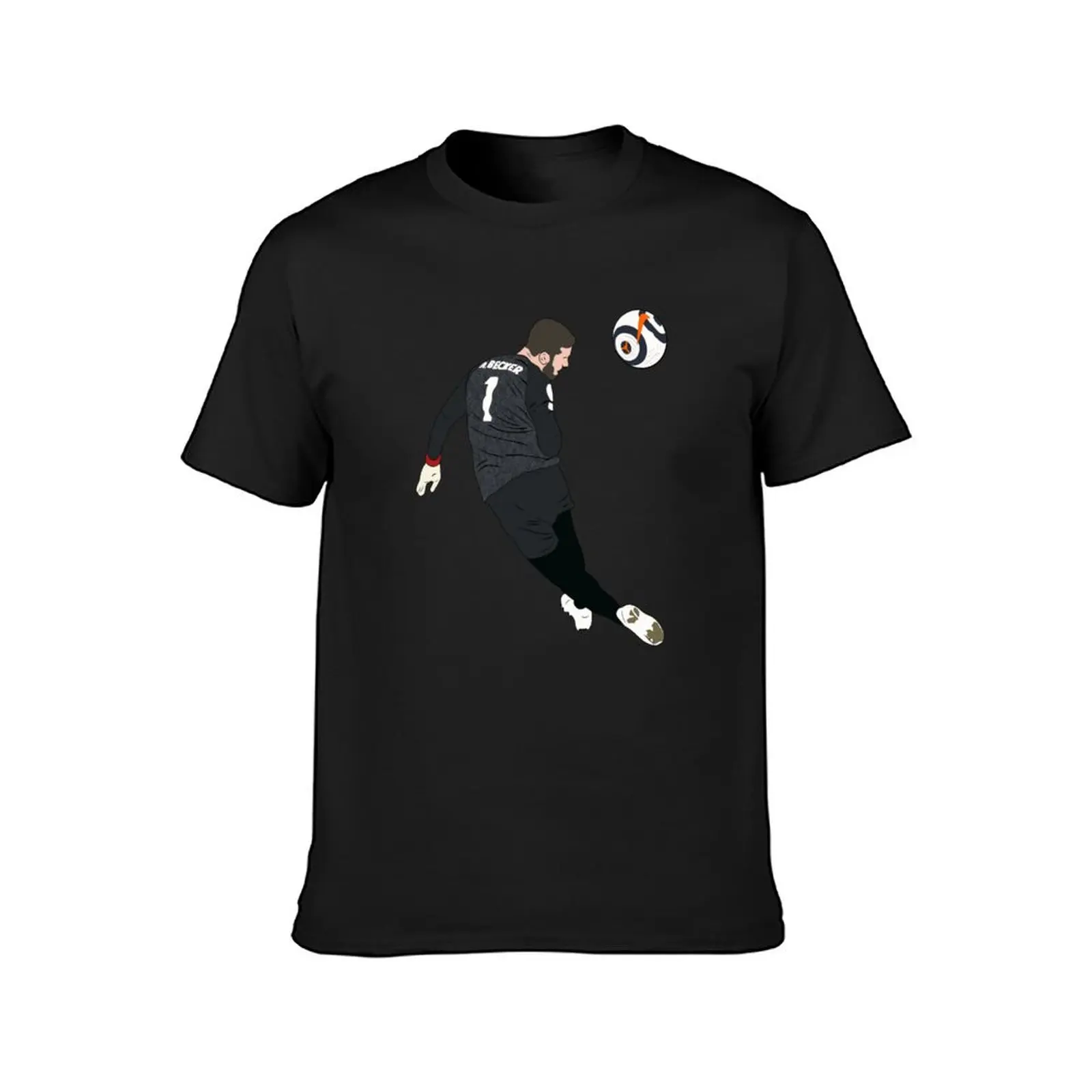 Alisson Becker Last Minute Header T-Shirt sports fans tees plus sizes oversizeds designer t shirt men