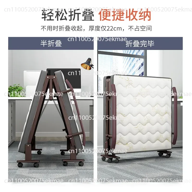 Extra Bed Folding Single Bed Home Lunch Break Office Nap Artifact Hospital Escort Bed