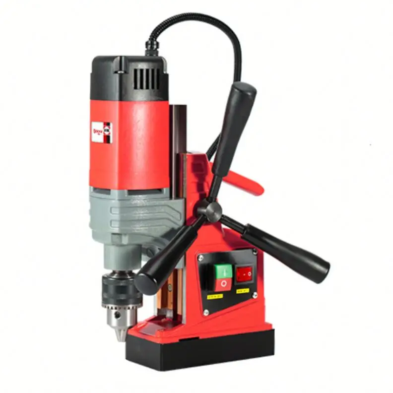 Industrial Grade Small Magnetic Suction Iron Drilling Rig Electric Drill AX16 16mm Max Diameter Variable Speed Magnetic Seat
