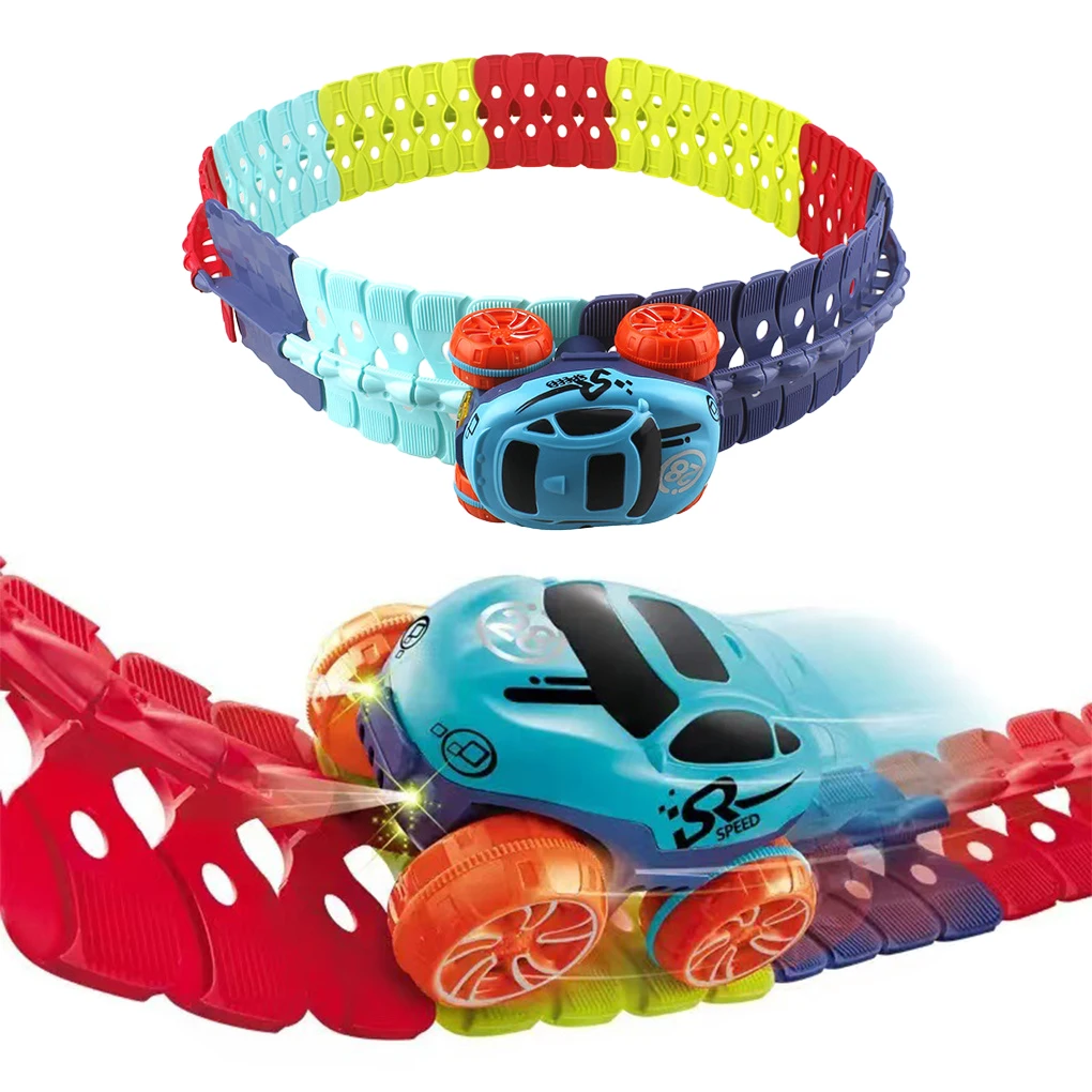 Raceauto-set ABS Gemaakt Scheurbestendig Lange levensduur Niet-scherp Gemonteerd racebaanspeelgoed Geen braam Type 1