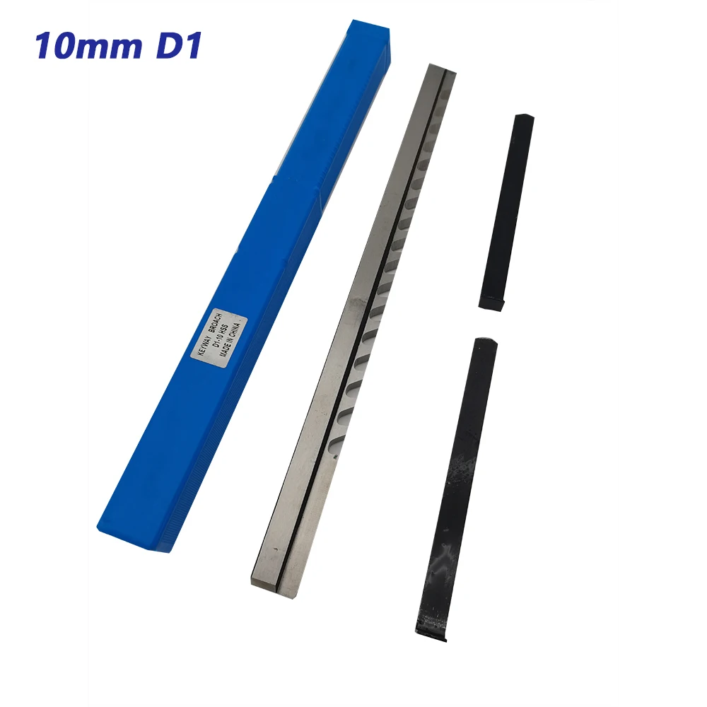 

10mm D1 Push-Type Keyway Broach Metric Sized with Shim High Speed Steel Cutting Tool knife for HSS Machine