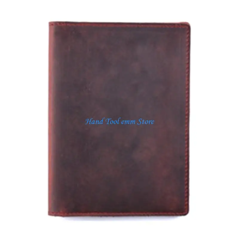 H37F Vintage Card Wallet Leather Cards Protector Travel Card Organiser for Men