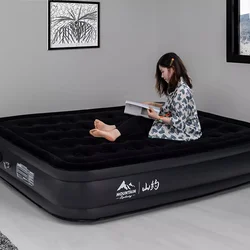 Cama de luxo inflável dupla para meninas, cápsula moderna, único sol dormindo, portátil Letto Matrimonicale, móveis da moda, design