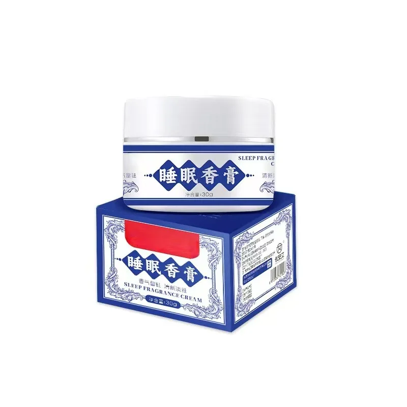 Herbal Sleep Balm Lavender Aromatherapy Massage Cream Plant Extract for Relaxation and Better Sleep