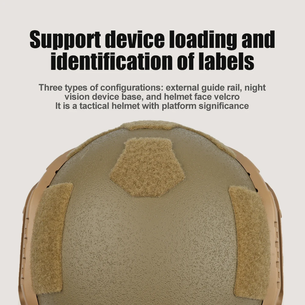 FAST PJ/ECH/USMC/MICH2001 tactische helm - hoog uitgesneden glasvezel |   Civiele bescherming |   Niet-militair/politiegebruik