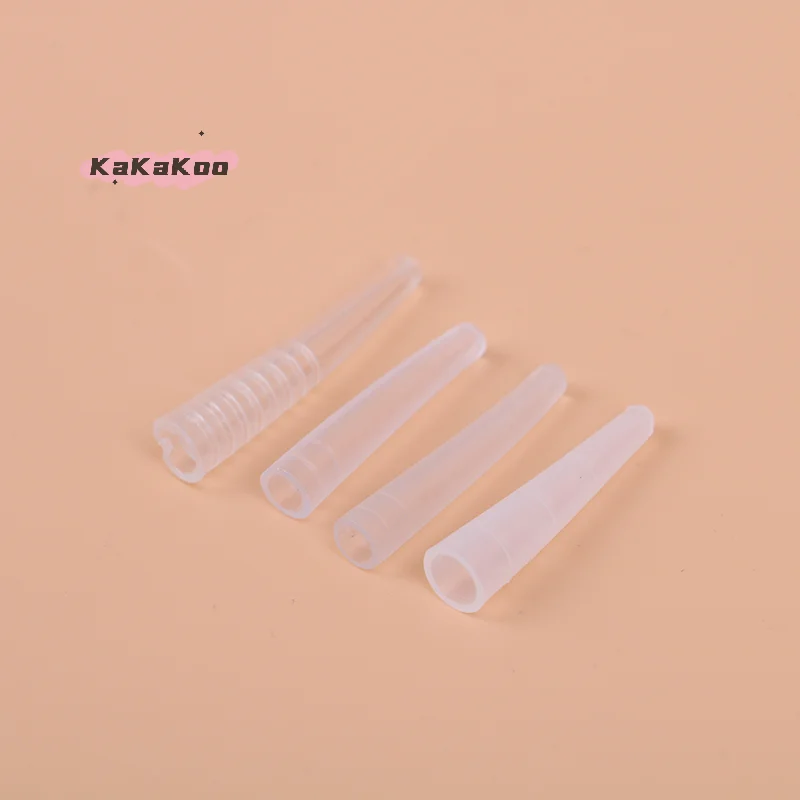 Étuis à pincettes en Silicone, 10 pièces, couvertures de pointes de greffage de cils pour Salon de beauté, outils de maquillage, housses de protection