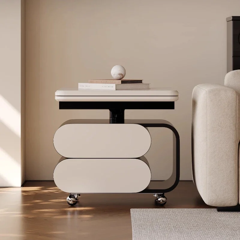 trolley sofa side table removable coffee table