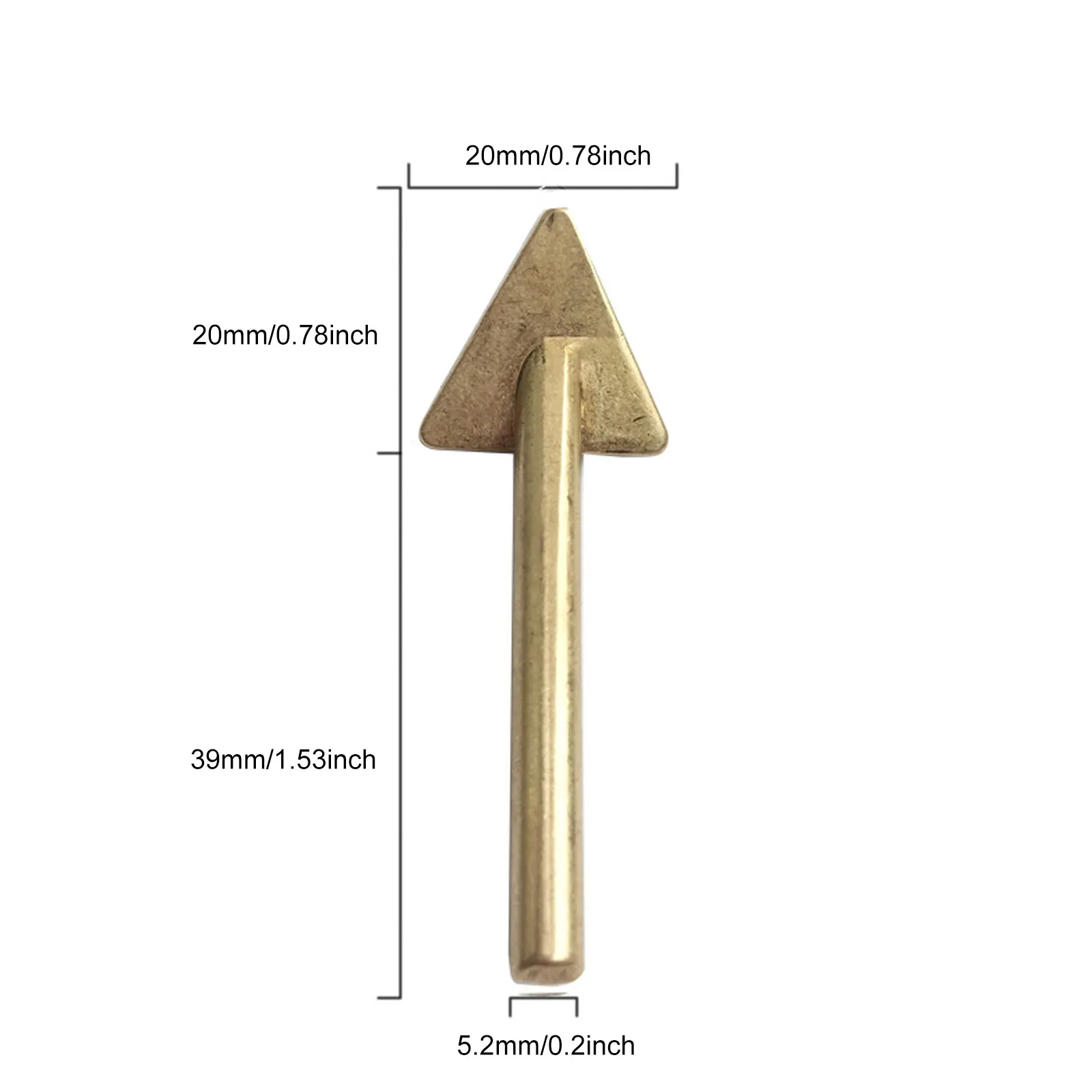 Reparación de plástico, cabeza Triangular de cobre, soldador Triangular, cabeza de cobre, reparación de balsa de cuero, plancha de planchado de