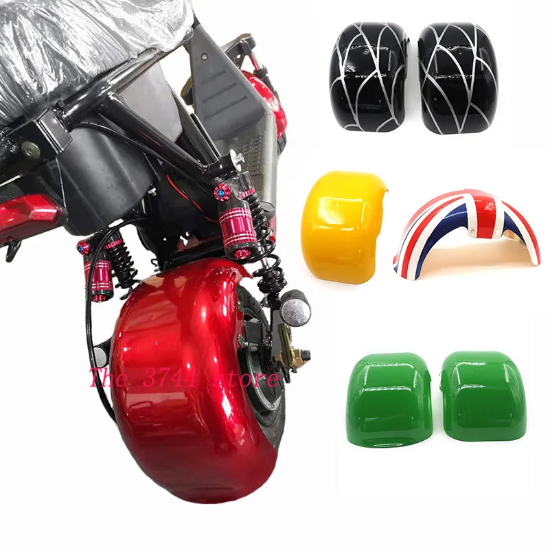 Plastic Parts shell Flaps Front or Rear Fender Mudguards For Small Citycoco Electric Scooter Harley  accessories