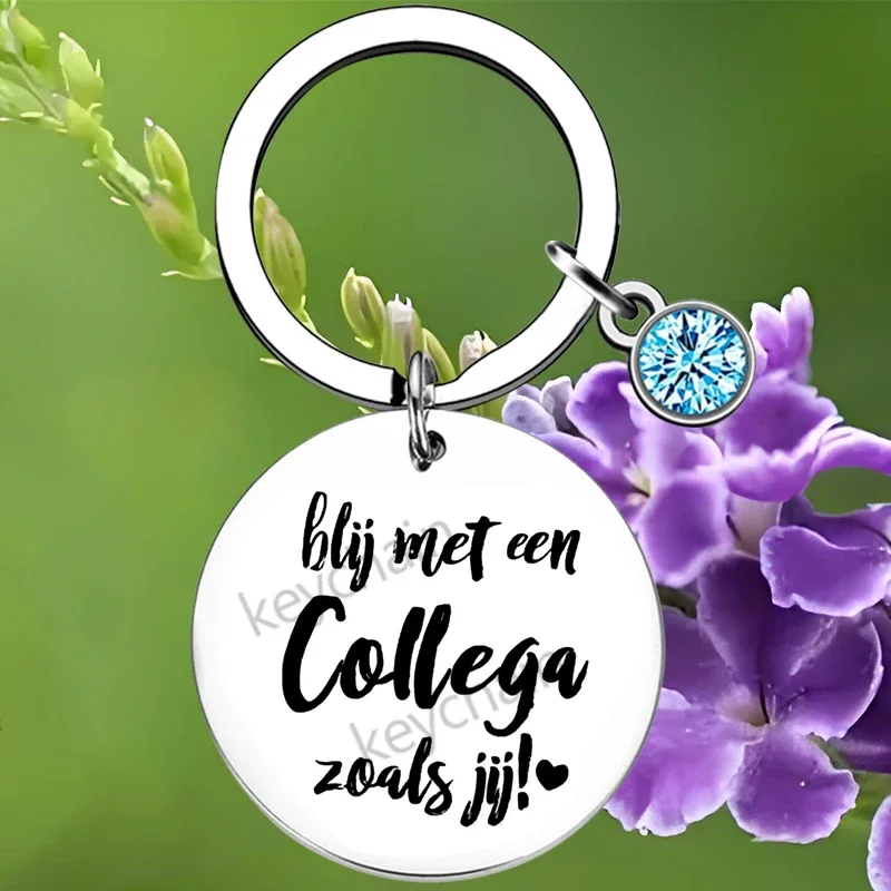Dutch Thank You Gifts Keychain Pendant Coworkers Friend Colleague Key Chain Leaving Retirement Appreciation Christmas Gifts