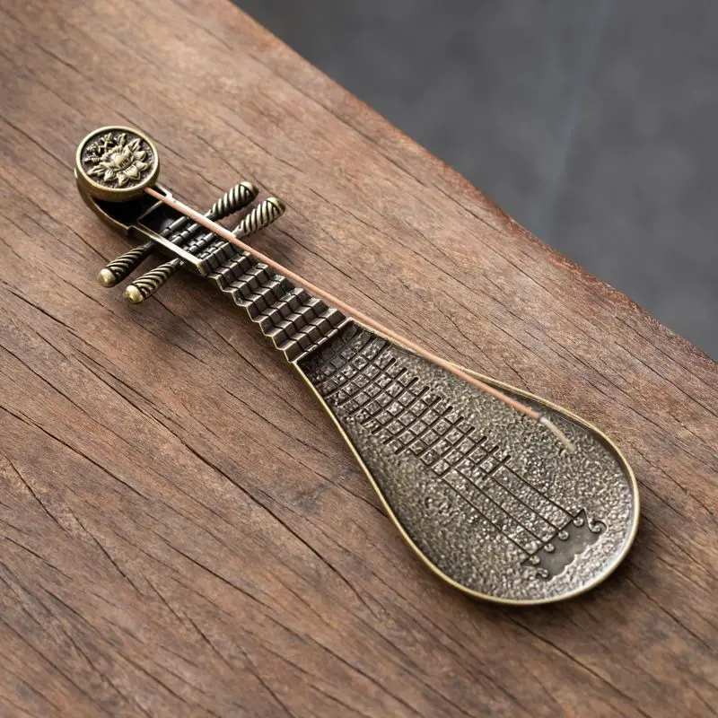 Chinese musical instruments Pipa incense burner Sticks Holder Statue for Tea Home Decor Ornaments