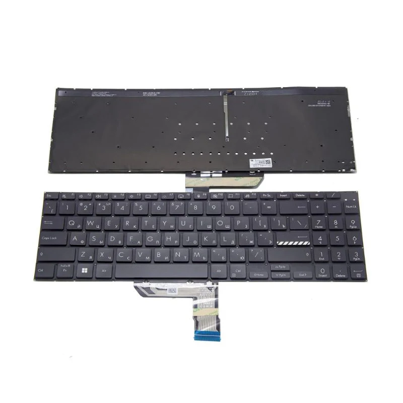 Imagem -04 - Xin-teclado para Notebook Backlight Russo-eua Asus Vivobook Pro 15 Oled M6500 M6500qc M6500xu M6500qh