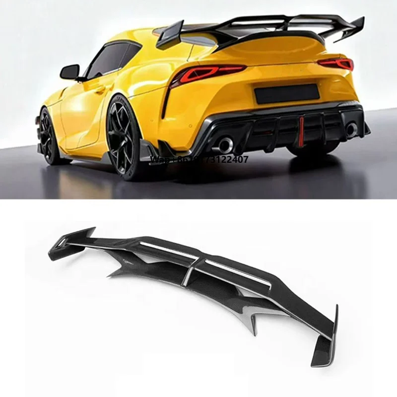 

AD Style Carbon Fiber Rear Spoiler for A90 A91 MK5 2019+ Rear Wing Body Kit Car Auto Parts Accessories Car Bumpers