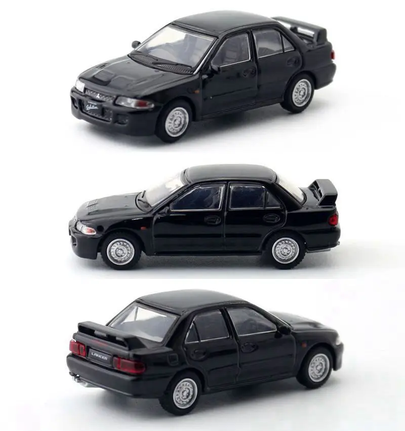 1:64 Mitsubishi Lancer Evolution II EVO 2 игрушечный автомобиль 1/64 JKM литой металлический Супер спортивный автомобиль модель миниатюрный