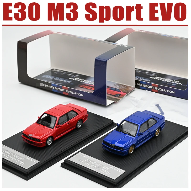 

Mortal 1/64 E30 M3 Sport EVO Игрушечный двигатель из сплава, литая под давлением металлическая модель, подарки