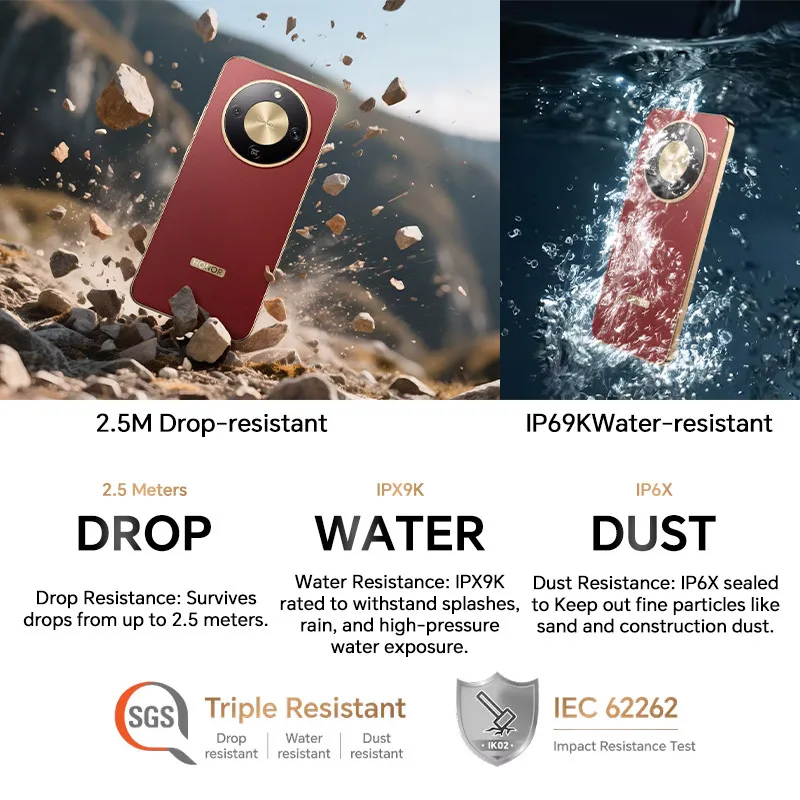 HONOR X9d الإصدار العالمي 5G الهاتف الذكي 6.79 "شاشة مضادة للسقوط مقاومة للماء 8300mAh بطارية ليثيوم أيون بوليمر 108MP AI كاميرا NFC #5