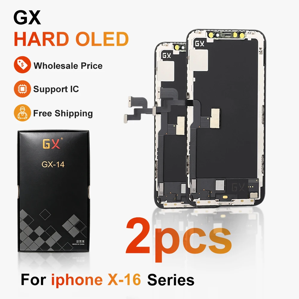 2pcs-gx-hard-oled-lcd-display-screen-for-x-xs-max-11pro-max-12-mini-pro-13-pro-max-14-plus-pro-max-15-pro-max-16-plus-pro