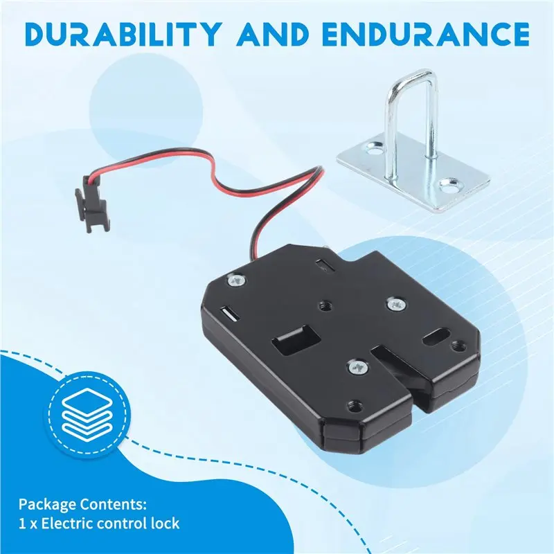 B67C 10X 12V 2A Electric Magnetic Lock Fail Safe Holding Force Electromagnetic Door Access Control System Cabinet Boxes