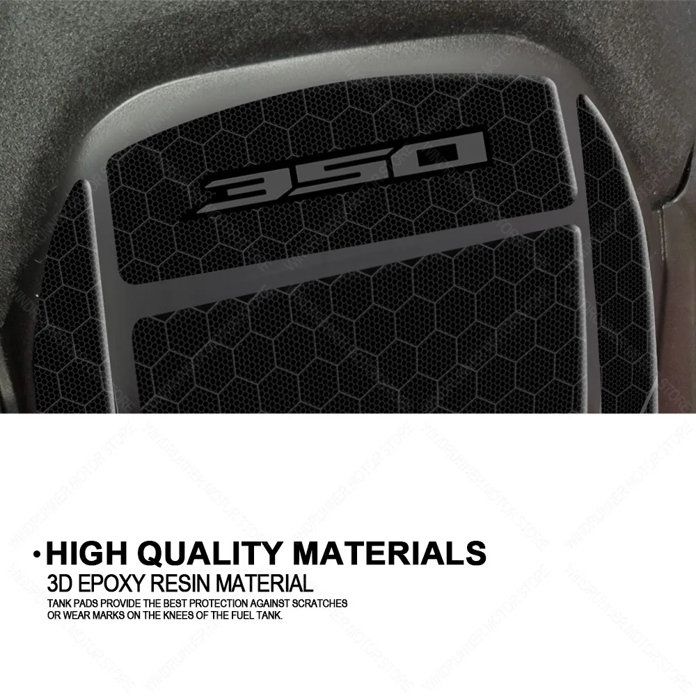 オートバイアクセサリータンクパッド 3D ゲルエポキシ樹脂ステッカーキット抗スリップ防水ステッカー ADV 350 adv350