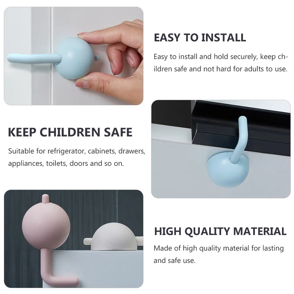 

Набор из 9 детских замков-фиксаторов от защемления для шкафов и ящиков, для дверей холодильников, защита детей, безопасность дома