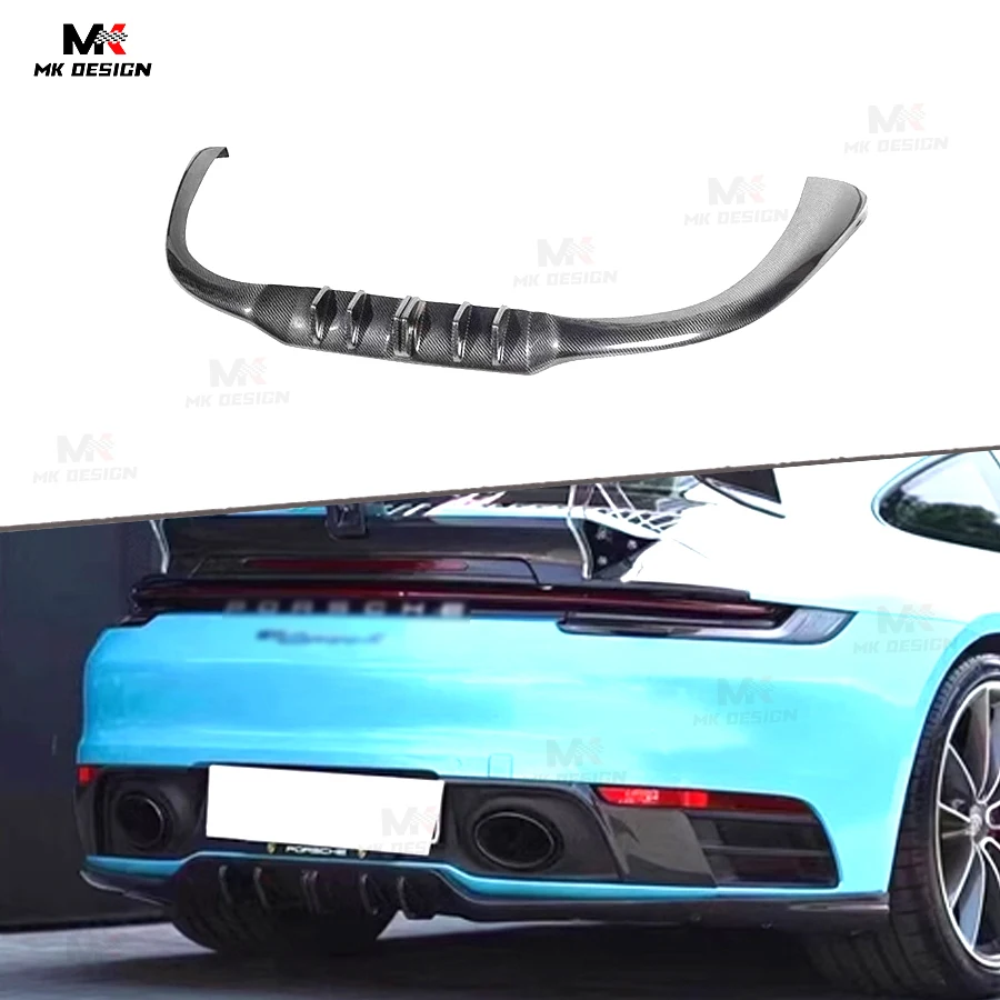 

Carbon Fiber TKT Style Rear Diffuser for Porsche 992 911 Carrera 2020-2023 Rear Bumper Lip Diffuser Car Accessories