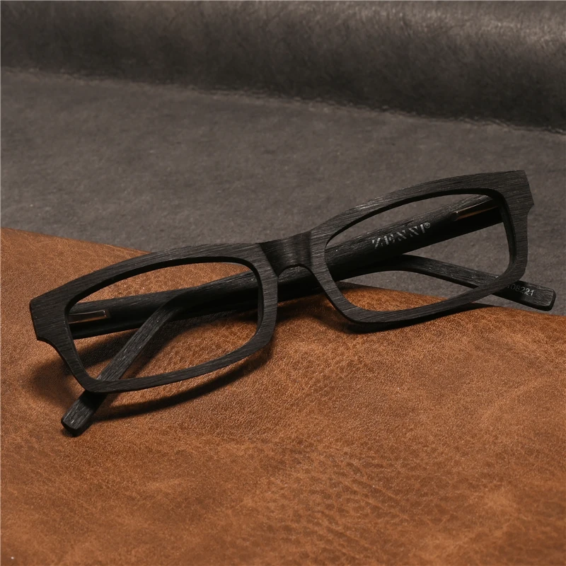 

Vazrobe Black Reading Glasses Men Women Anti Reflection Wooden Grain Eyeglasses Frame Male 0 +150 200 250 300 Spectacles