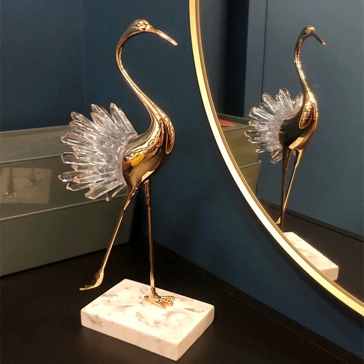 ديكور سطح المكتب ديكور منزلي ذهبي حلي فاخرة إكسسوارات منزلية ديكور