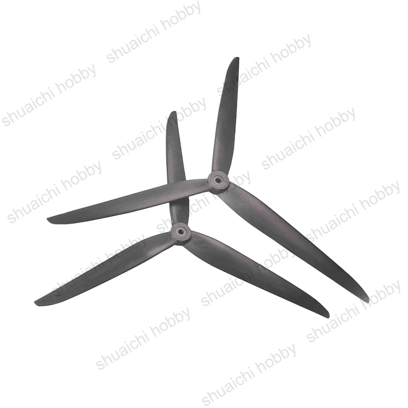 1PCS 10inch Three Blades Propeller Dia 127mm CW CCW Positive Negative Paddle Black Props Spare Parts for FPV RC Drone 2207 Motor