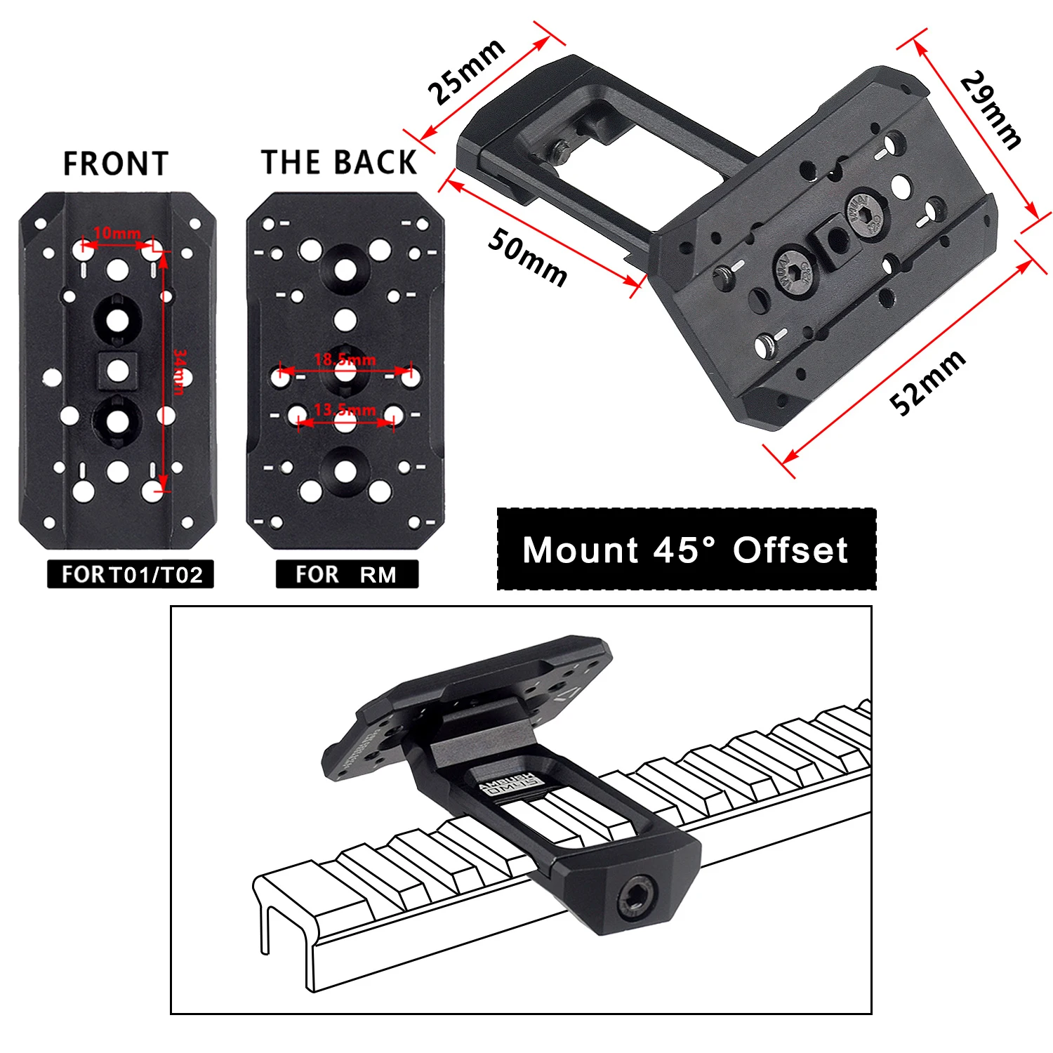 45° Offset Red Dot …