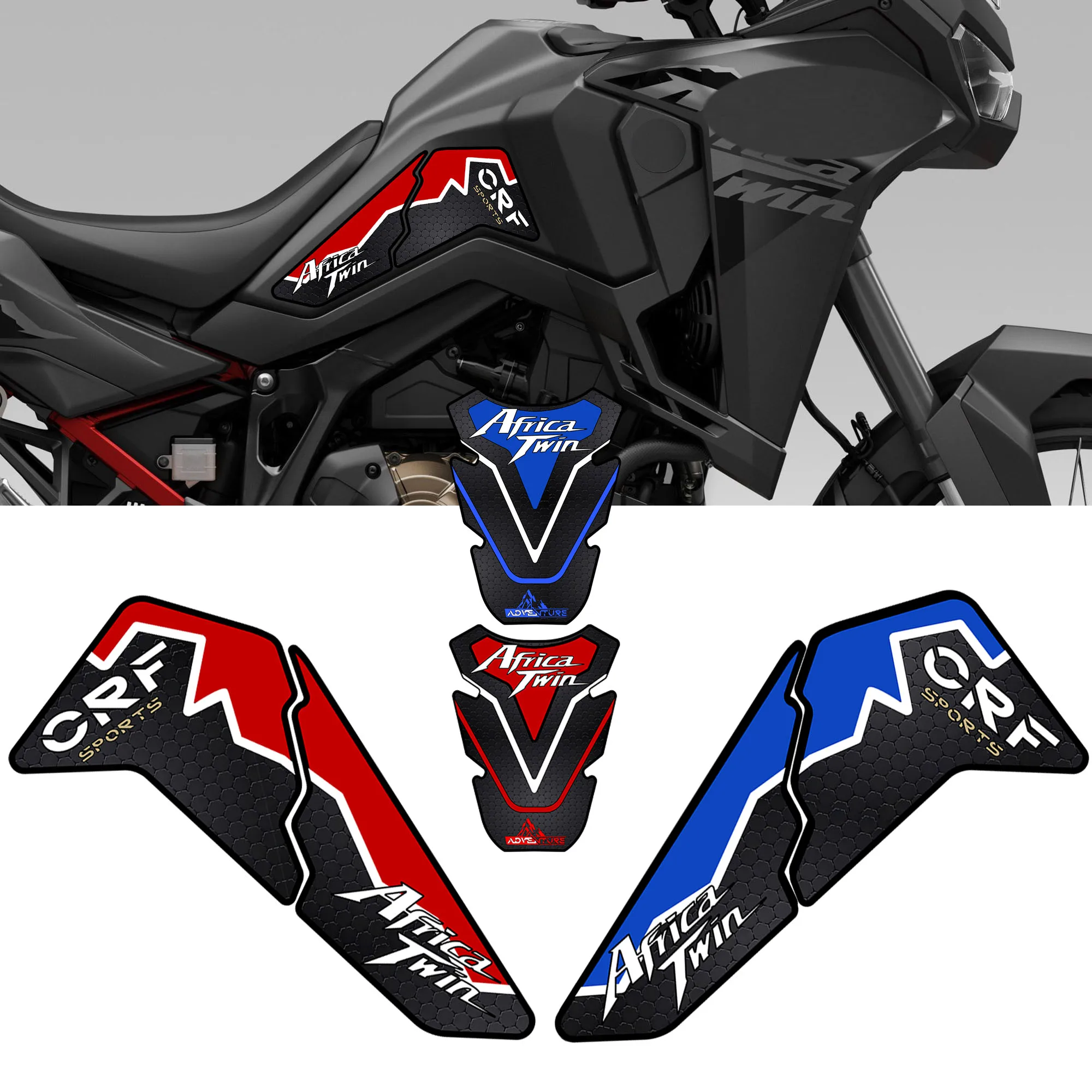 

Motorcycle Tank Pad Scratch Decals Tank pad Tank Pads Protector Stickers Decal For Honda CRF1100 CRF 1100 L Tank Pad AfricaTwin