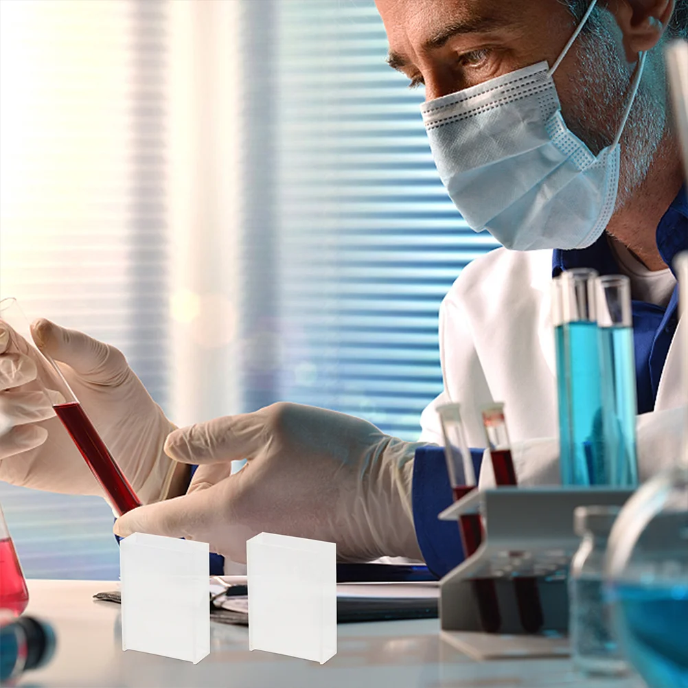 Micrómetro óptico de los accesorios del laboratorio de los instrumentos de la cubeta del vidrio de la fluorescencia