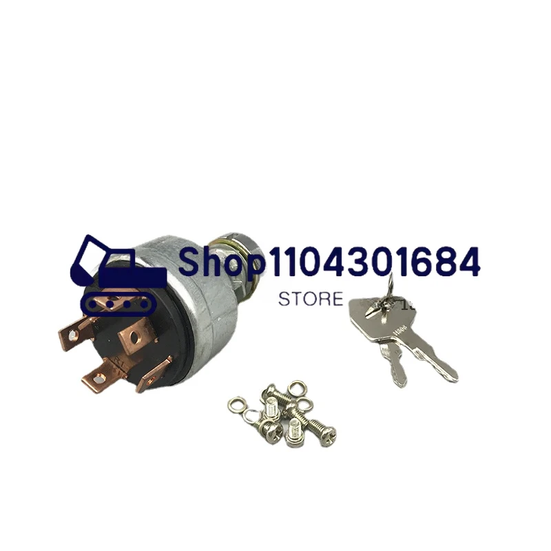 

Выключатель зажигания экскаватора Экскаватор Takeuchi 1700100023 1700100052 H806 2 клавиши TL130 TL150 TB125 TB135