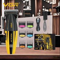 VGR 9000 RPM Professional Barber Clippers Cordless Hair Cutting Machine Adjustable Hair Trimmer Metal Hair Trimmer for Men V-285