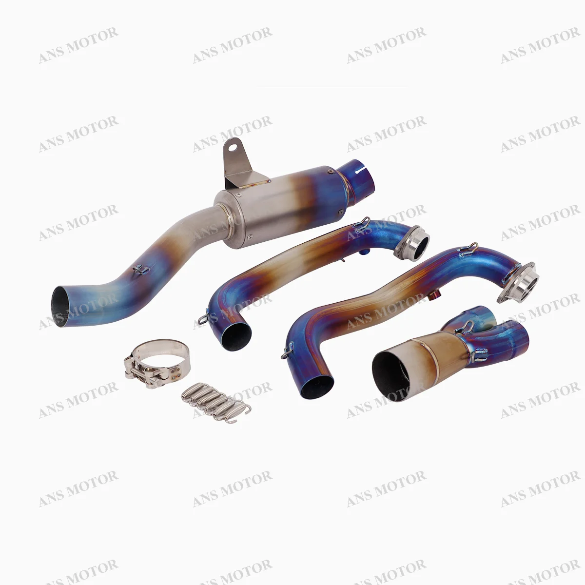 For Aprilia RS660 TUONO 660 2021-2024 Motorcycle Exhaust Front Link Pipe Slip On 51mm Mufflers Pipe Titanium Alloy